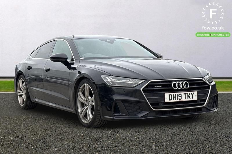 Used Audi A7 S-Line 2019 Black Sedan