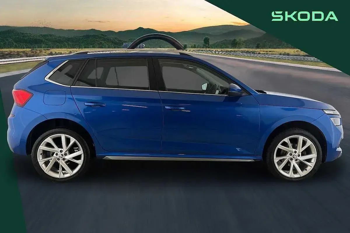 Gebraucht Skoda Kamiq SE L Executive 150 PS (110 kW) 2023 Blau SUV