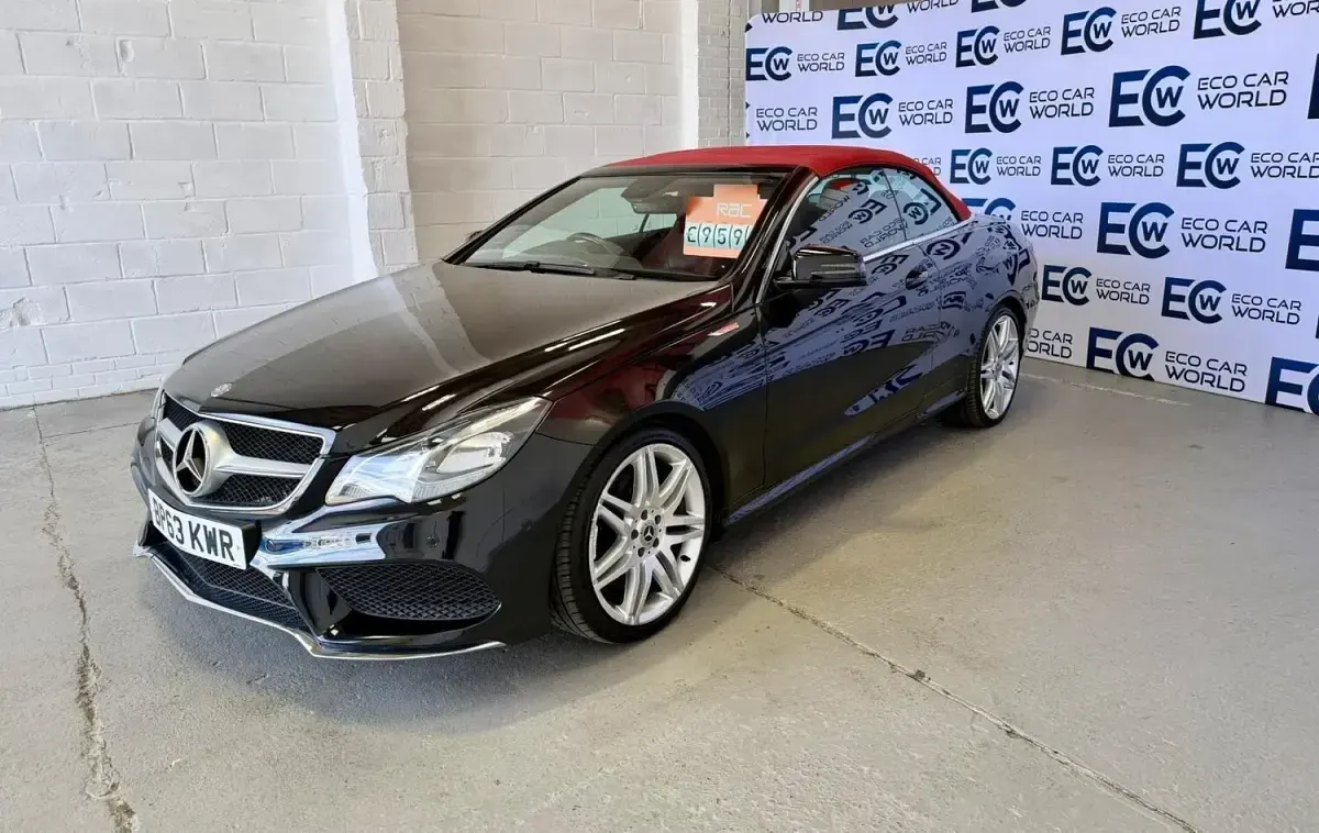 Used Mercedes E220 AMG 2014 Black Cabriolet