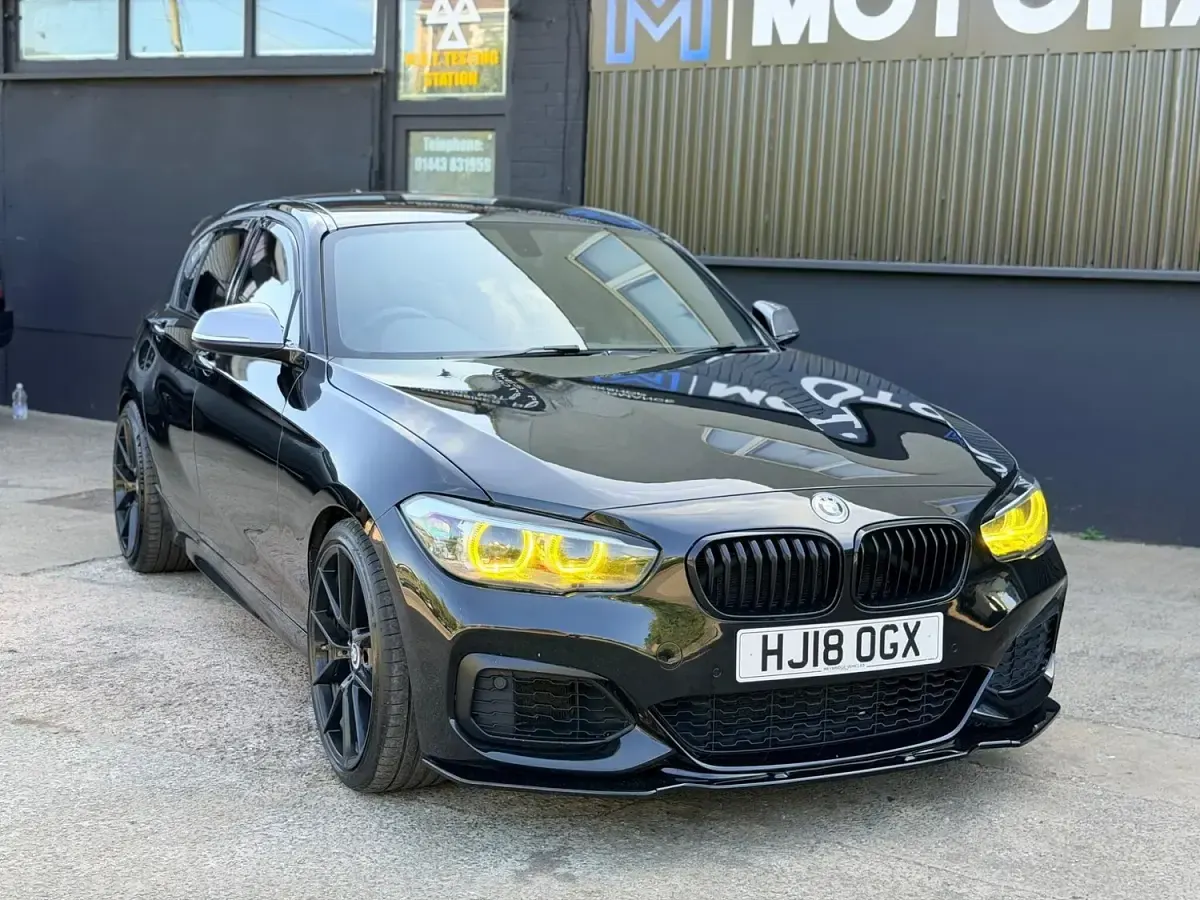 Used BMW M140 M Sport 480 HP (353 kW) 2018 Black Hatchback