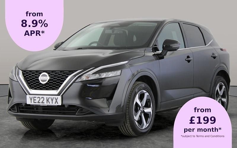Black Used 2022 Nissan Qashqai N-Connecta SUV | £15,255 (Good price) - Image 1/2