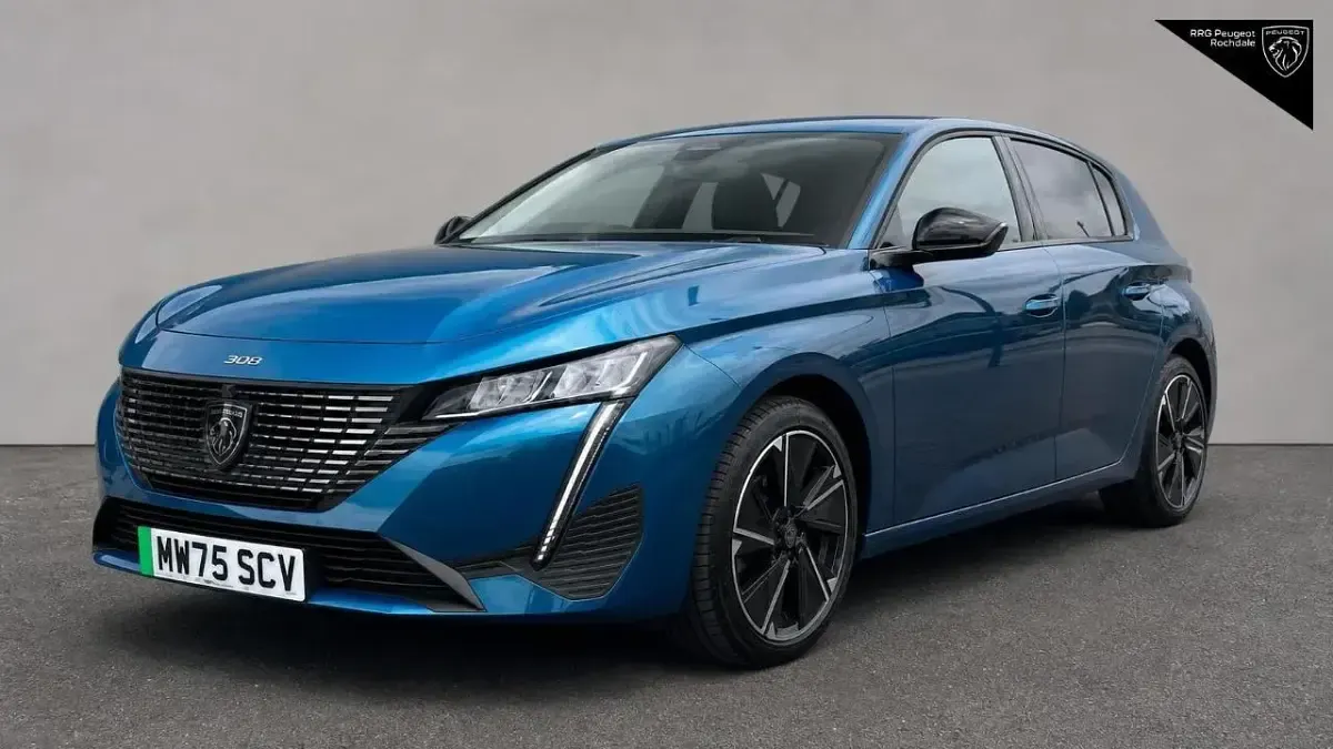Used Peugeot e-308 Allure 113 kW (154 HP) 2025 Blue Hatchback