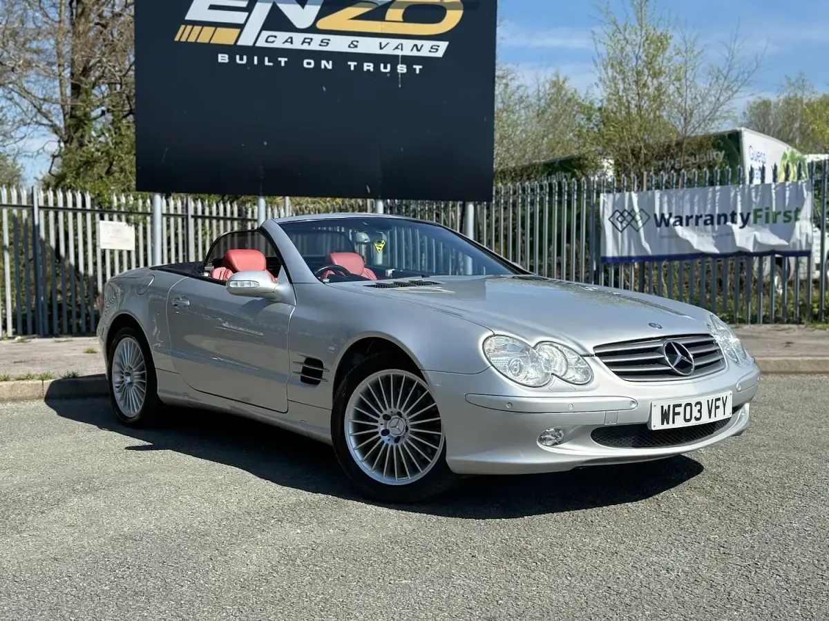 Used Mercedes SL500 306 HP (225 kW) 2003 Silver Cabriolet