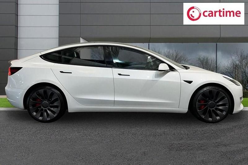 Used Tesla Model 3 Performance 461 kW (627 HP) 2021 White Sedan