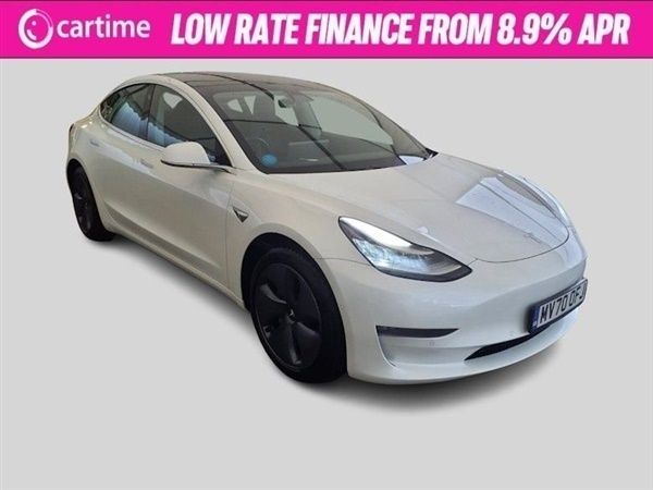 White Used 2020 Tesla Model 3 Long Range AWD Sedan | £22,668 (Expensive) - Image 1/3