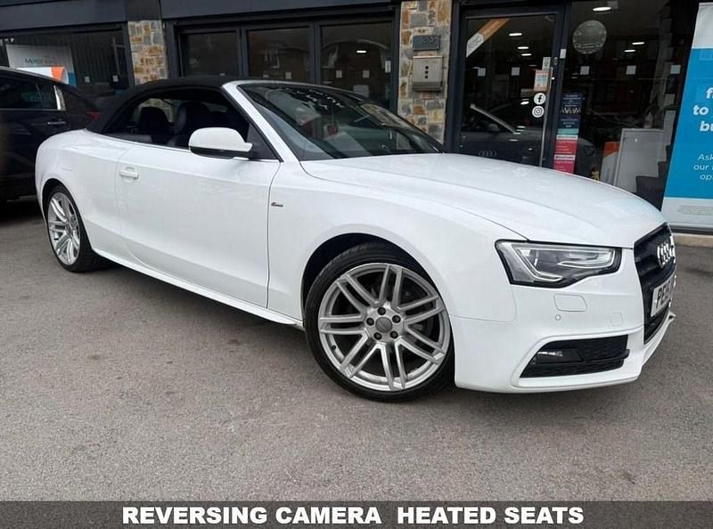 White Used 2015 Audi A5 Cabriolet S-Line Cabriolet | £9,500 (Fair price) - Image 1/3
