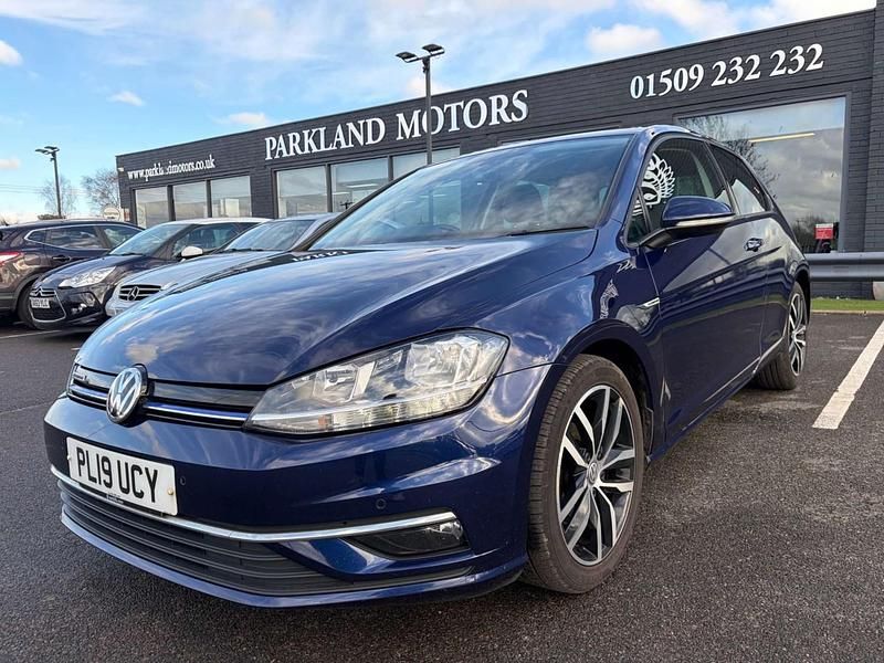 Used VW Golf VII Match 2019 Blue Hatchback