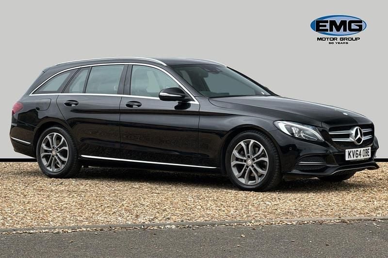 Used Mercedes C220 170 HP (125 kW) 2014 Black Estate