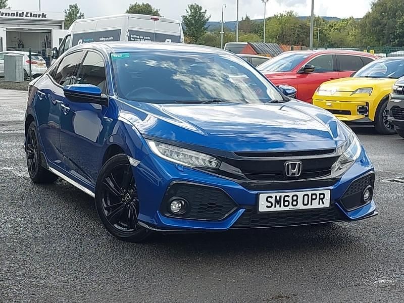 Blue Used 2019 Honda Civic Sport Hatchback | £12,698 (Good price) - Image 1/4