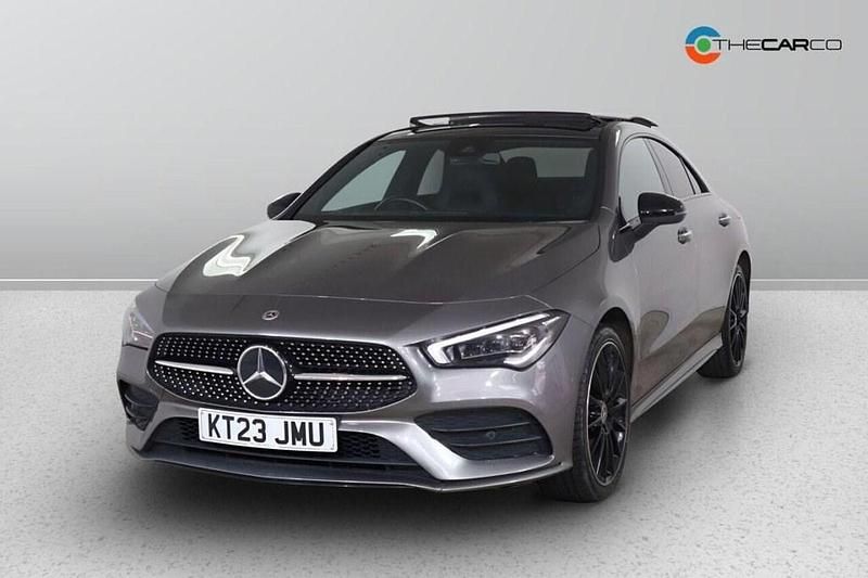 Used Mercedes CLA250e AMG line 2023 Grey Sedan
