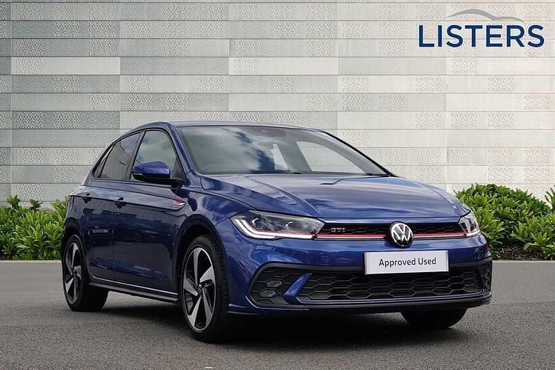 Reef blue Used 2022 VW Polo GTI Hatchback | £20,990 (A bit pricey) - Image 1/4