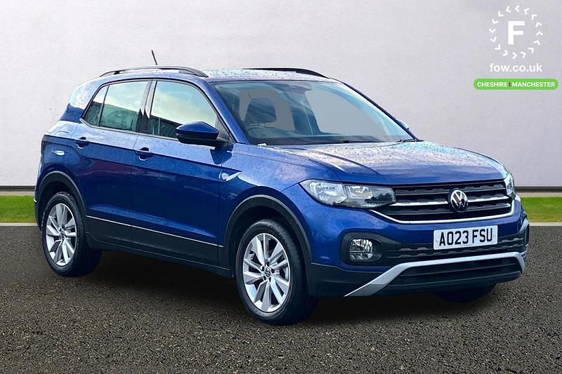 Blue Used 2023 VW T-Cross SE SUV | £15,599 (Good price) - Image 1/4