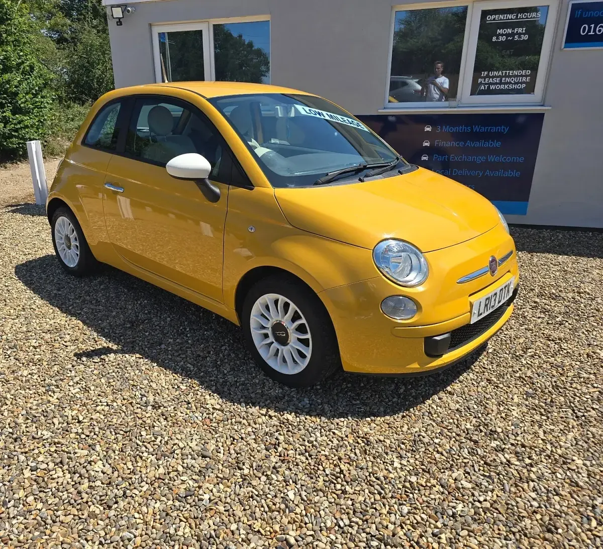 Used Fiat 500 69 HP (50 kW) 2013 Yellow Hatchback