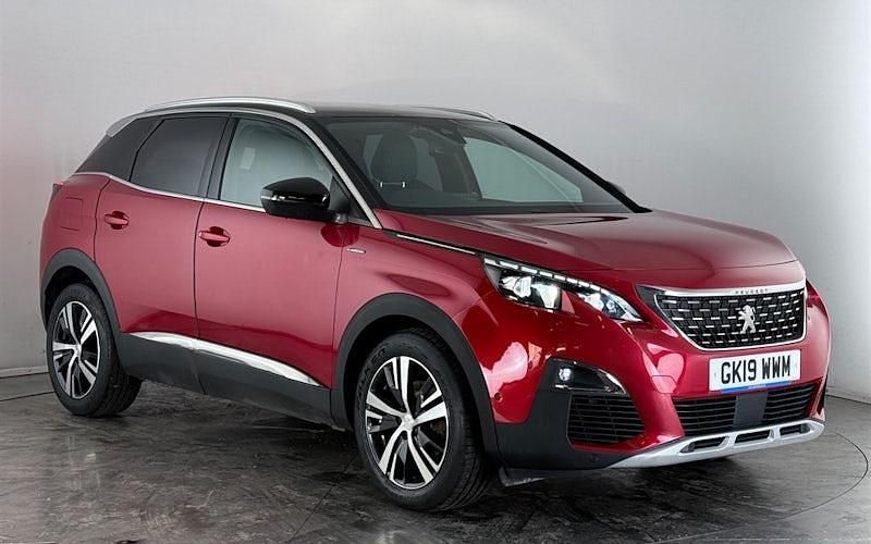 Used Peugeot 3008 GT-line 131 HP (96 kW) 2019 Red Estate