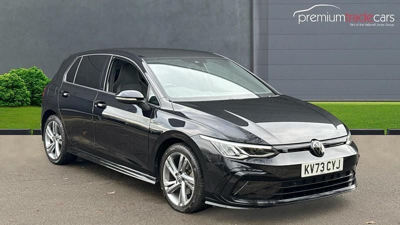 Used VW Golf VIII R-line 150 HP (110 kW) 2023 Black Hatchback