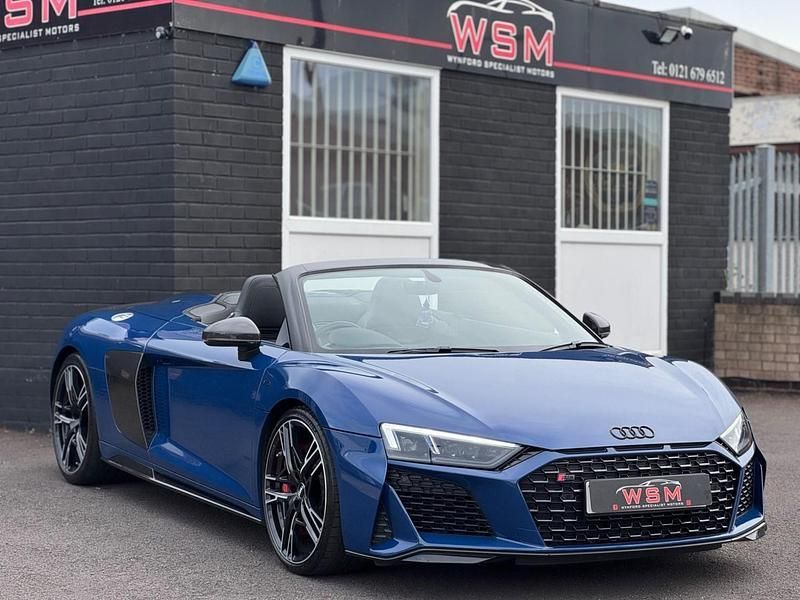 Blue Used 2021 Audi R8 Spyder Performance Cabriolet | £119,995 - Image 1/4