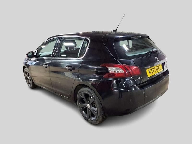 Used Peugeot 308 Allure 130 HP (95 kW) 2017 Black Hatchback