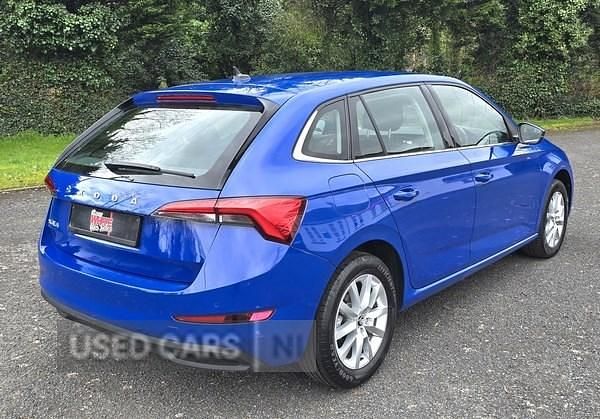 Used Skoda Scala SE Technology 110 HP (80 kW) 2023 Blue Hatchback