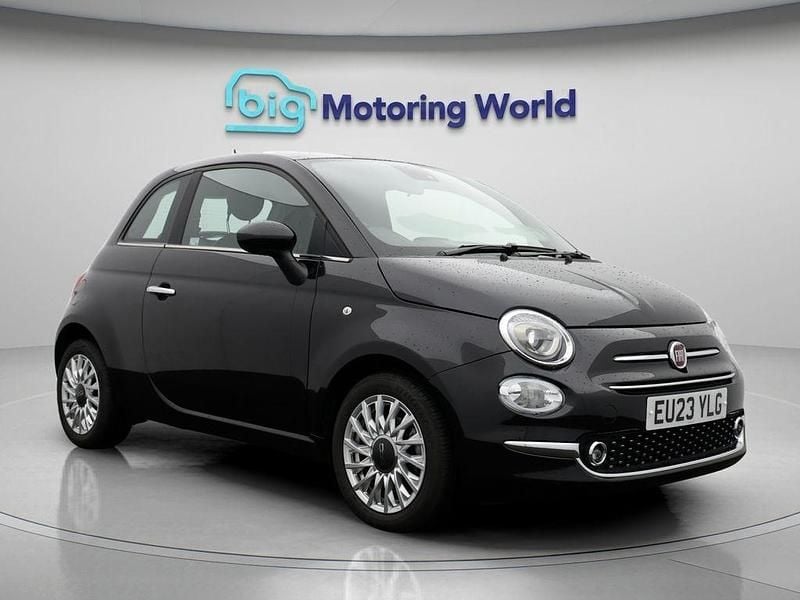 Black Used 2023 Fiat 500 Hatchback | £8,300 (Good price) - Image 1/4