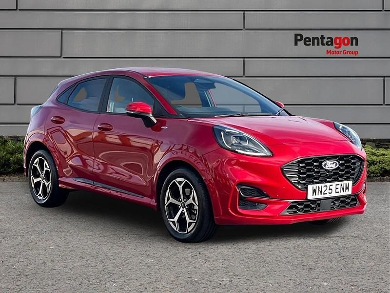 Red Used 2025 Ford Puma ST-Line SUV | £20,995 (Fair price) - Image 1/4