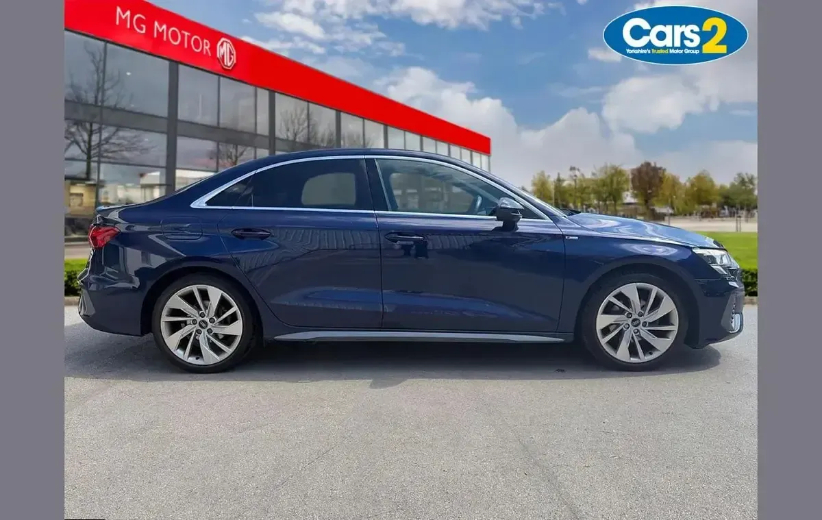 Used Audi A3 S-Line 190 HP (139 kW) 2022 Blue Sedan