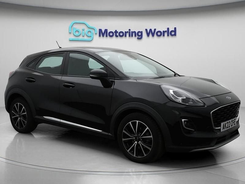 Black Used 2022 Ford Puma Titanium Hatchback | £13,800 (Super price) - Image 1/4