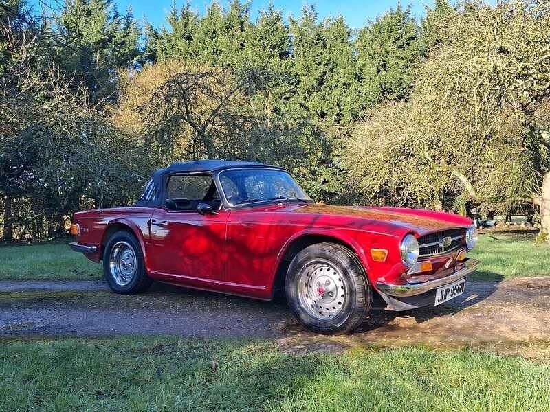 Used Triumph TR6 1975 Red Cabriolet