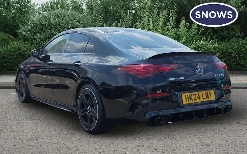 Used Mercedes CLA35 AMG Premium Plus 306 HP (225 kW) 2024 Black Coupe