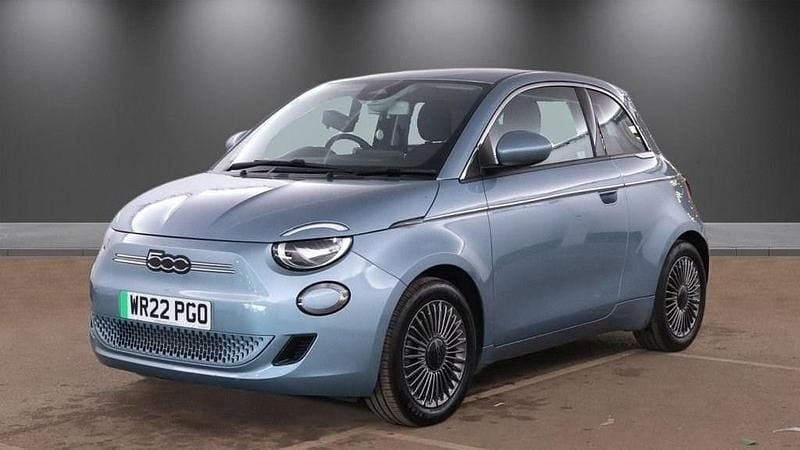 Used Fiat 500e Icon 86 kW (118 HP) 2022 Blue Hatchback