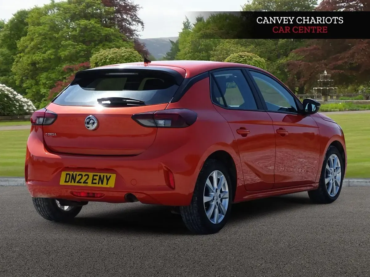 Second-hand Vauxhall Corsa Edition 75 CP (55 kW) 2022 Portocaliu Hatchback