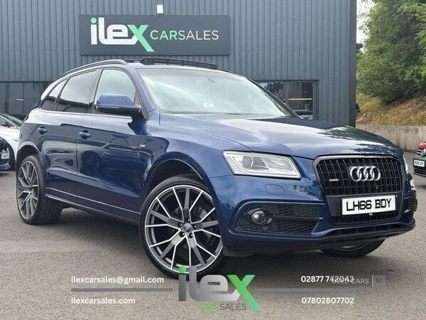 Blue Used 2016 Audi Q5 S-line plus SUV | £14,495 (A bit pricey) - Image 1/4