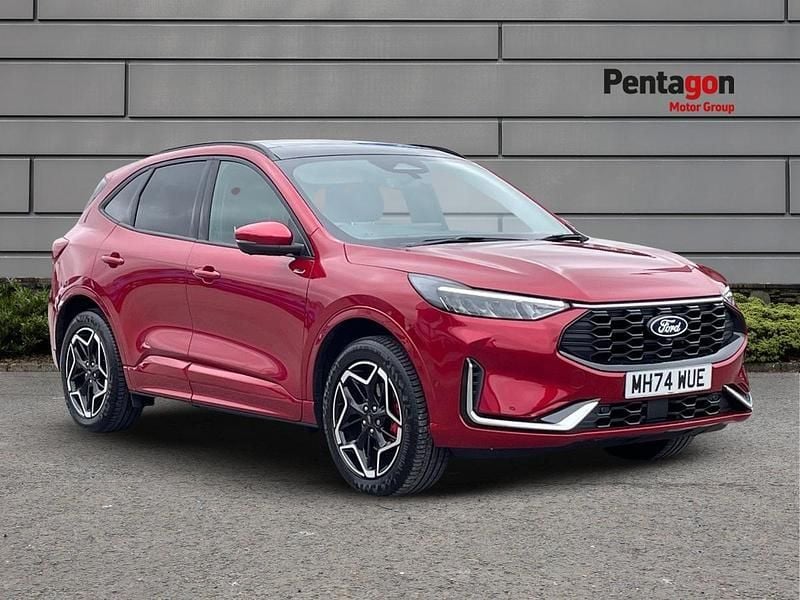 Red Used 2025 Ford Kuga ST-Line X SUV | £26,495 (Fair price) - Image 1/4