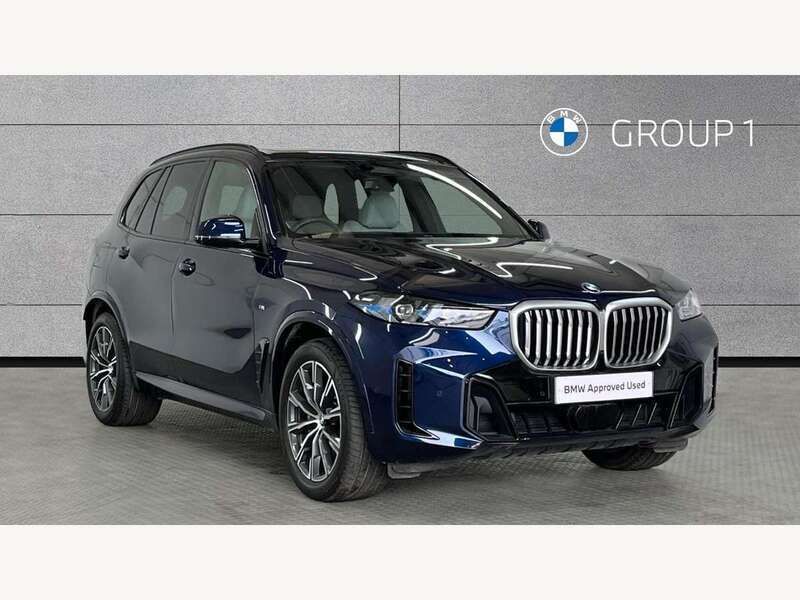 Blue Used 2024 BMW X5 M Sport SUV | £63,990 (Expensive) - Image 1/4