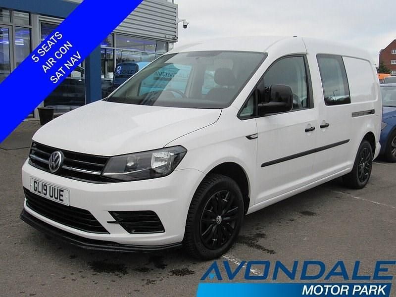 White Used 2019 VW Caddy Maxi MPV | £12,990 (A bit pricey) - Image 1/3