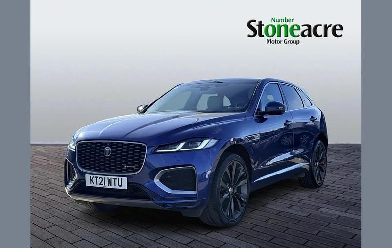 Used Jaguar F-Pace R-Dynamic 247 HP (181 kW) 2021 Blue SUV