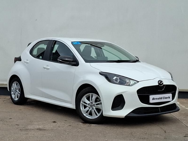 White Used 2024 Mazda 2 Center-Line Hatchback | £17,298 (Fair price) - Image 1/4