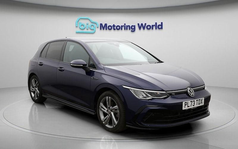 Used VW Golf VIII R-line 150 HP (110 kW) 2023 Blue Hatchback