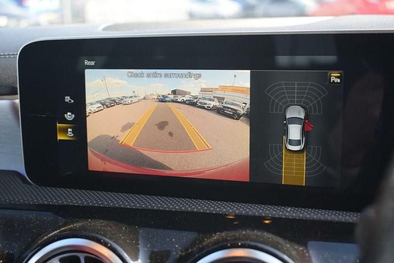 Used Mercedes CLA180 AMG Line Premium Plus 136 HP (100 kW) 2019 Red Sedan