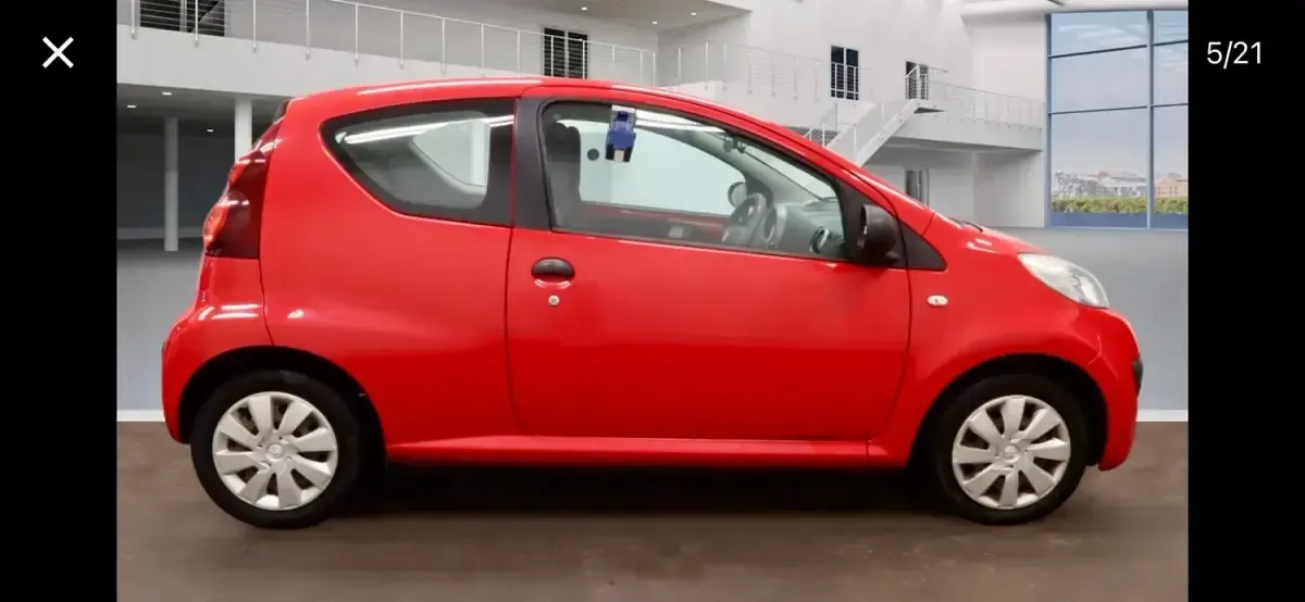 Używany Peugeot 107 Access 2013 Czerwony Hatchback