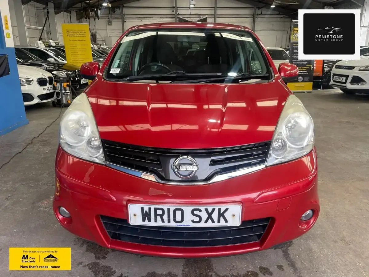 Used Nissan Note N-TEC 88 HP (64 kW) 2010 Red Hatchback