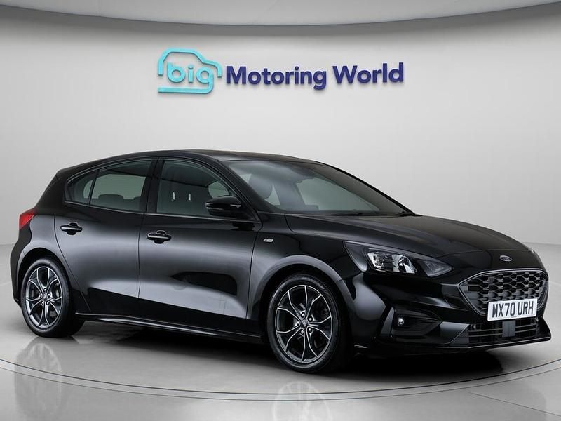 Black Used 2020 Ford Focus ST-Line Hatchback | £11,700 (Good price) - Image 1/4