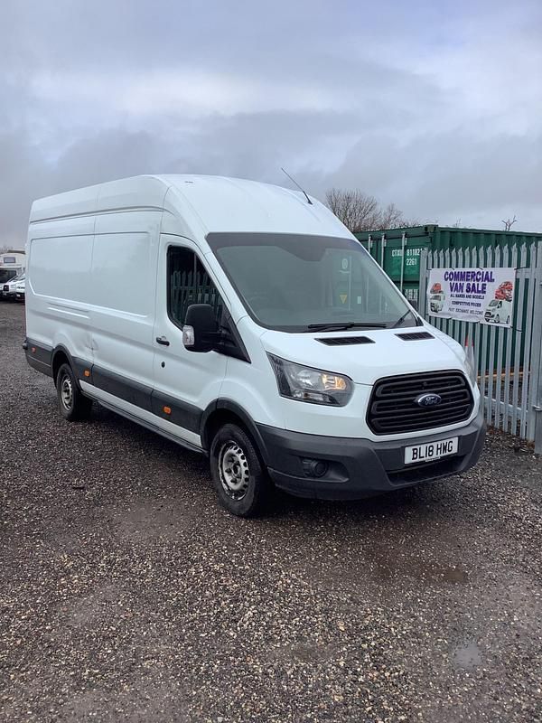 Used Ford Transit 130 HP (95 kW) 2018 White Van
