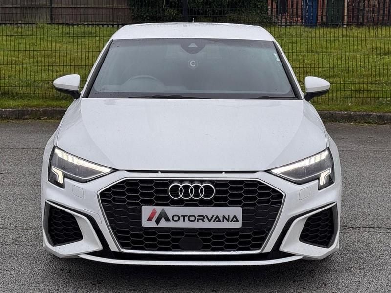 Used Audi A3 Sportback S-Line 150 HP (110 kW) 2021 White Hatchback