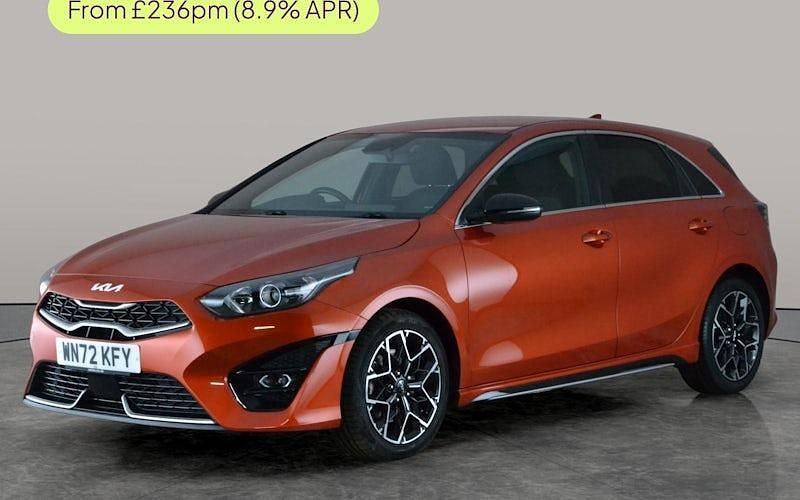 Used Kia Ceed GT-Line 160 HP (117 kW) 2022 Orange Hatchback