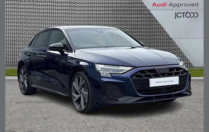 Used Audi A3 Black Edition 147 HP (108 kW) 2025 Blue Hatchback