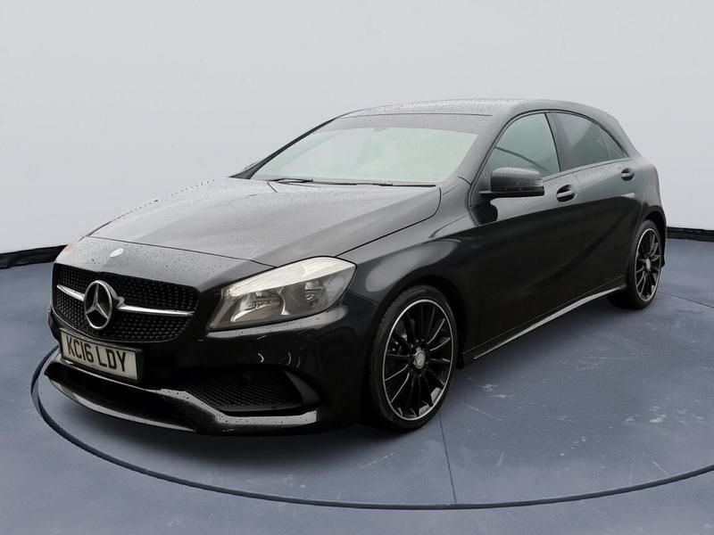 Used Mercedes A220 AMG line 2016 Black Hatchback