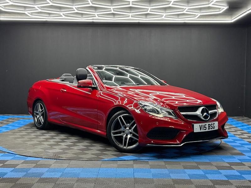 Red Used 2014 Mercedes E220 AMG Cabriolet | £10,790 (Fair price) - Image 1/4