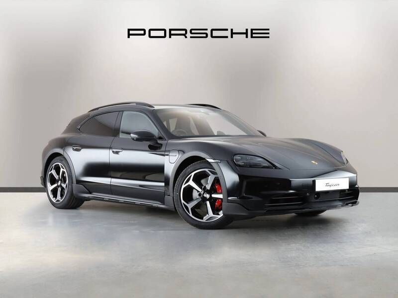 Jet black metallic New 2024 Porsche Taycan 4S Cross Turismo Sedan | £88,900 (Super price) - Image 1/4