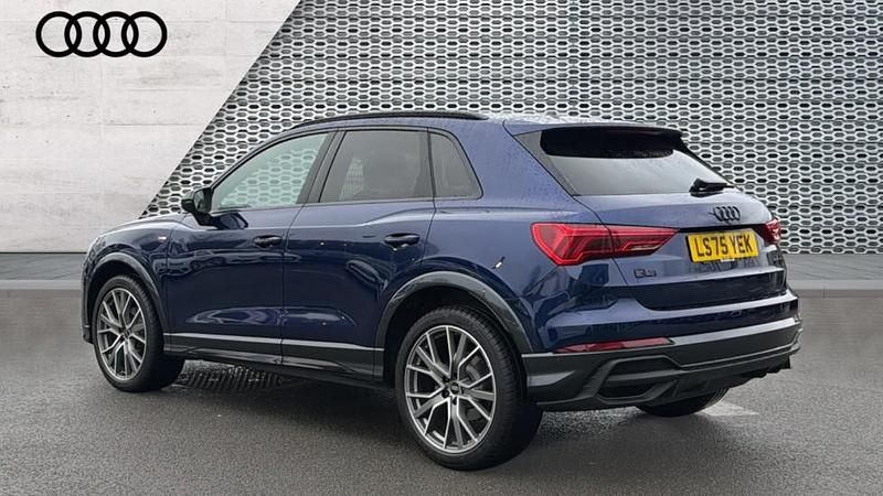 Used Audi Q3 Black Edition 150 HP (110 kW) 2025 Blue SUV