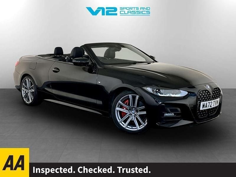 Black Used 2022 BMW 420 M Sport Cabriolet | £28,795 (Fair price) - Image 1/2